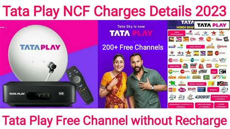 Tata Play Tata Sky Ncf Charges Tata Play Free Channels Without