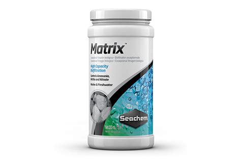 Наполнитель Seachem Matrix для биологической фильтрации, 500мл на 400л ...