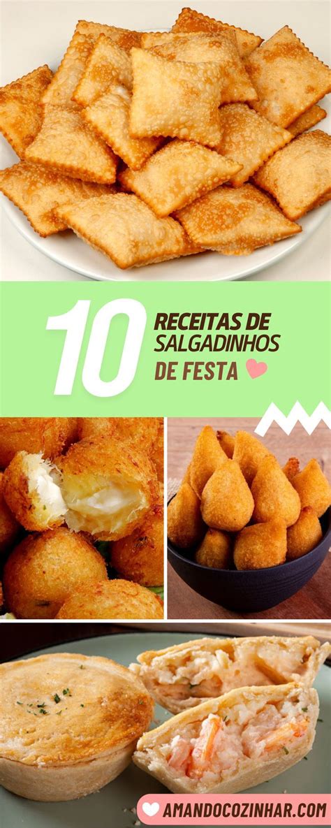 10 Receita De Salgados Para Festa Fritos Ou Assados Receitas