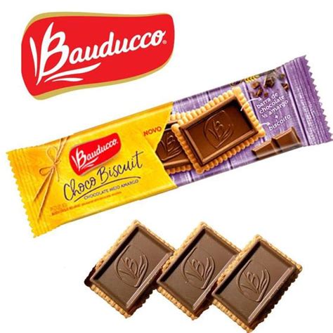 Biscoito Choco Biscuit Chocolate Ao Leite Bauducco G Biscoito