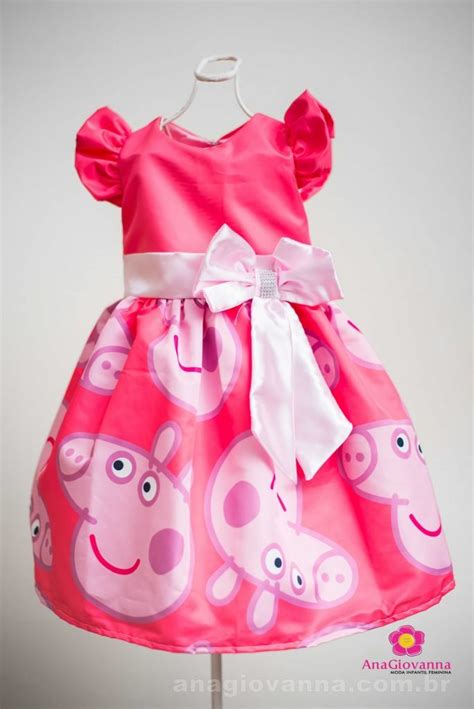 Vestido Peppa Pig Para Festa Infantil Blog Bela Pequena Dicas E