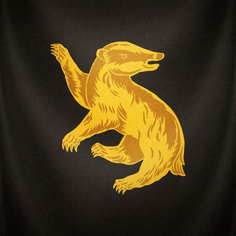 Download Badger Hufflepuff Flag Wallpaper | Wallpapers.com