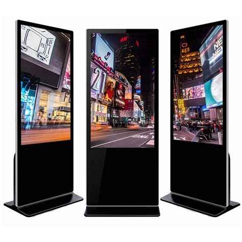 55 Inch Floor Standing Touch Screen Kiosk Touchscreen Monitor LCD