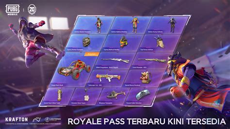 6 Fakta Royale Pass M20 PUBG MOBILE Yang Hadirkan 15 Skin Permanen