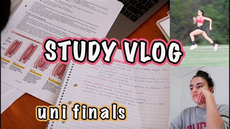 Hour Study Day Vlog Study Tips For Success Balancing Training