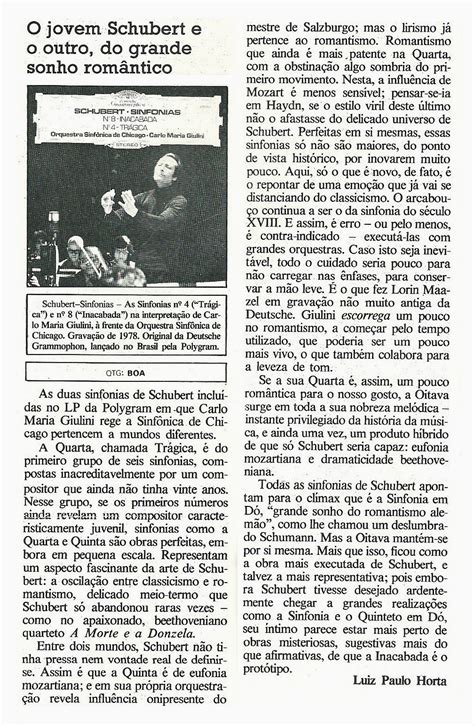 VELHIDADE Carlos Maria Giulini e Orquestra Sinfônica de Chicago