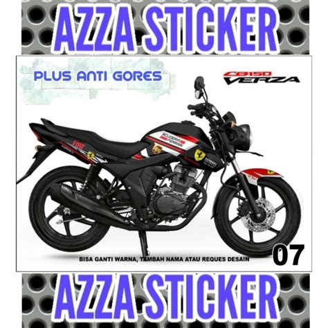 Jual Stiker Dekal Verza Cb 150 Striping Motor Verza Cb 150 Full Body