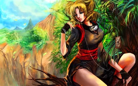 Temari From Naruto Stunning Hd Wallpaper