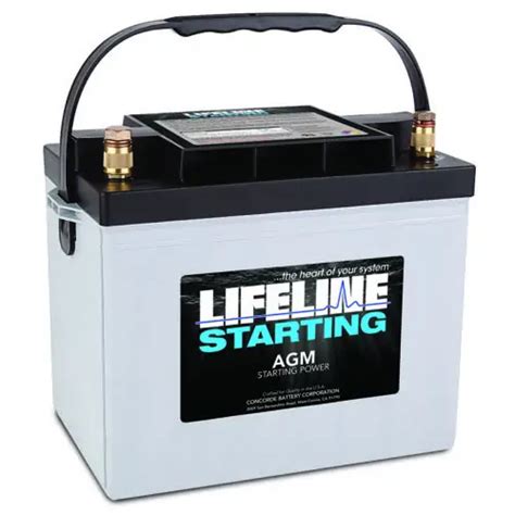 Gpl 4dl Agm Battery Lifeline Batteries