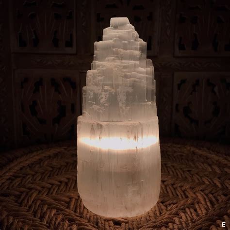 Selenite Crystal Lamp