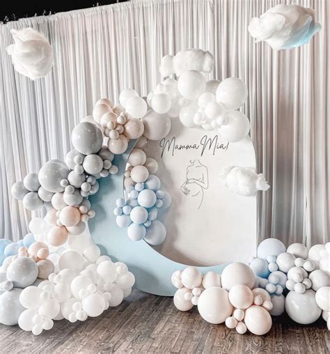 Pin By Genesis On Baby Shower Gender Reveal Baby Shower Balloons