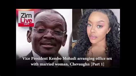 Vice President Of Zimbabwe Kembo Mohadis Arranged Sex Tape Out Youtube