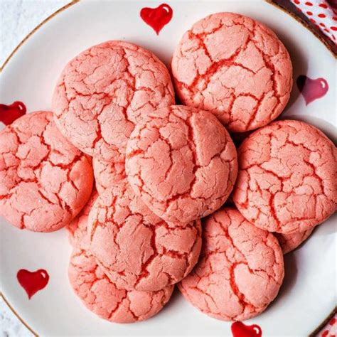 Strawberry Cake Mix Cookies Easy 3 Ingredient Recipe Life Love And Good Food