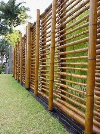 Cerca De Bambu Buscar Con Google Cercas De Bambu Para Jardim