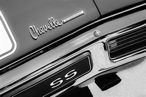 Chevrolet Chevelle Ss Taillight Emblem Photograph By Jill Reger