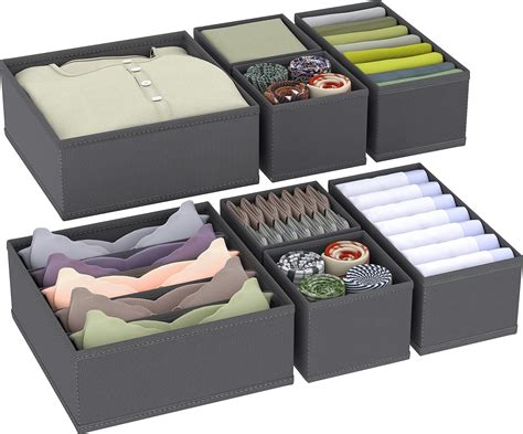 Rightwell Unterw Sche Organizer Er Set Faltbar Kleiderschrank