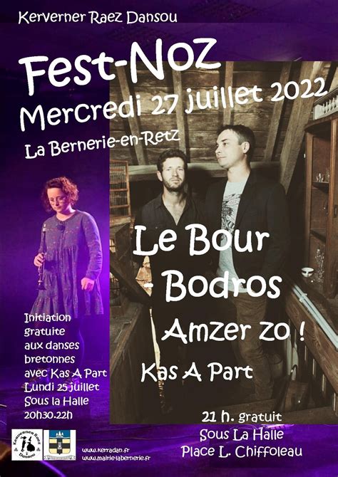 Fest Noz Avec Le Duo Lebour Bodros Amzar Zo Et Kas A Part