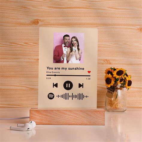 Custom Spotify Plaque Scannable Spotify Music Plaque | My Spotify Plaque