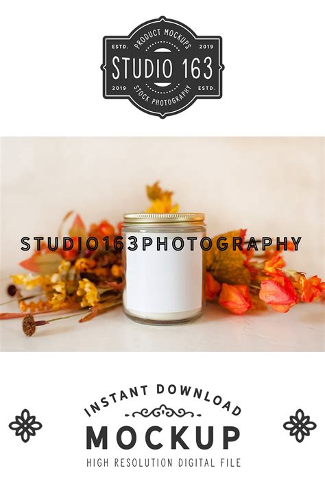 Candle Label Mockup