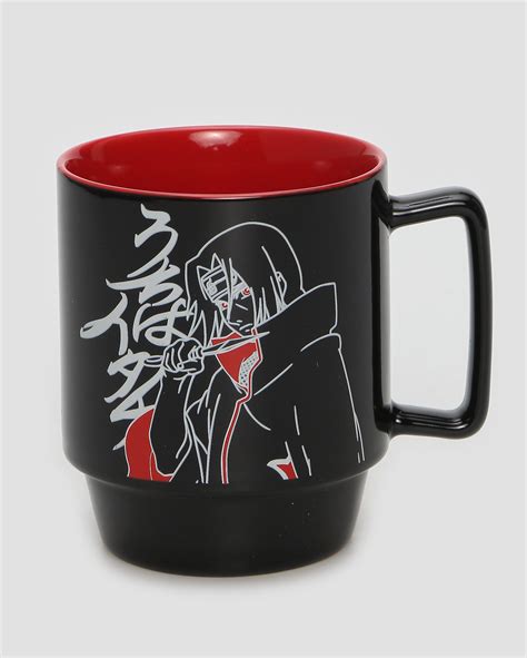 Riachuelo Caneca Tina Akatsuki Naruto Itachi 400ml Preta Zona Criativa