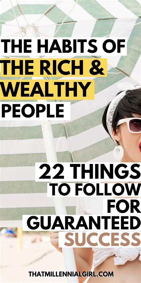 The Habits Of Rich People 22 Things To Follow For Success Rich