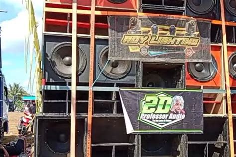 Deretan Audio Sound System Horeg Di All In Carnival Bumirejo Kecamatan