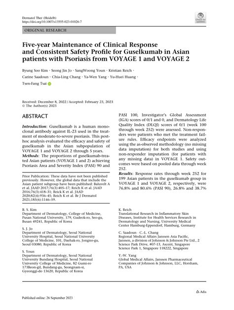 Pdf Five Year Maintenance Of Clinical Response And Consistent Safety