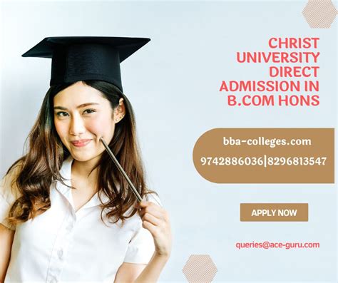 Christ University Direct Admission In B Com Hons Bba Admission 2024