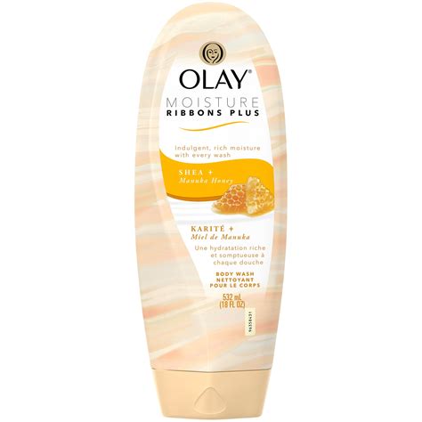 Olay Moisture Ribbons Plus Body Wash Shea And Manuka Honey 18 Oz