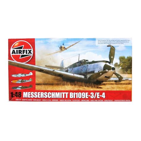 Airfix 148 Messerschmitt Bf109e 4e 1 Plastic Model Kit 05120b