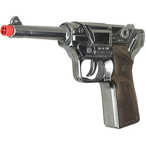 Luger Pistol 8 Shot Cap Gun Chrome Franklin And Nyah Fan Toy Store Toys Toys And More Toys