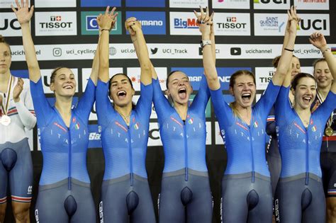 Ciclismo Su Pista Europei Bene Il Quartetto Femminile Terzi Gli