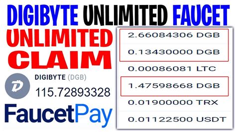 Unlimited Digibyte Faucet Highest Paying Claim Earn Free Digibyte