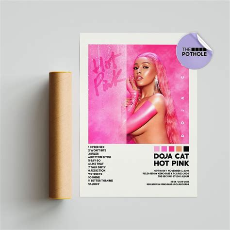 Doja Cat Posters Hot Pink Poster Album Cover Poster Sold By Isadora