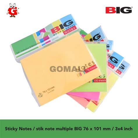 Jual Sticky Notes Stik Note Multiple Big X Mm X Inch