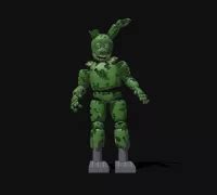 FNAF Springtrap Full Body Wearable Armor With Head 3D Model 50 OFF