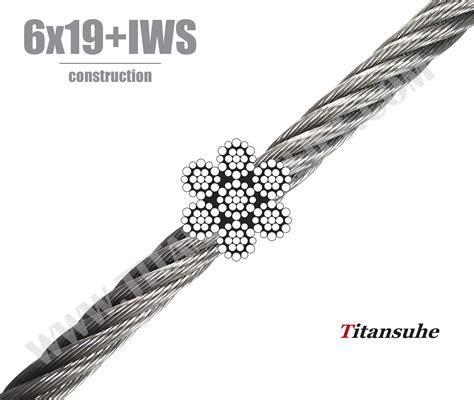 Ungalvanized Steel Wire Rope 6x19 Manufacturer China Titansuhe