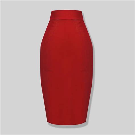 High Quality Sexy Pencil Bandage Skirt For Women Elastic Bodycon Pencil