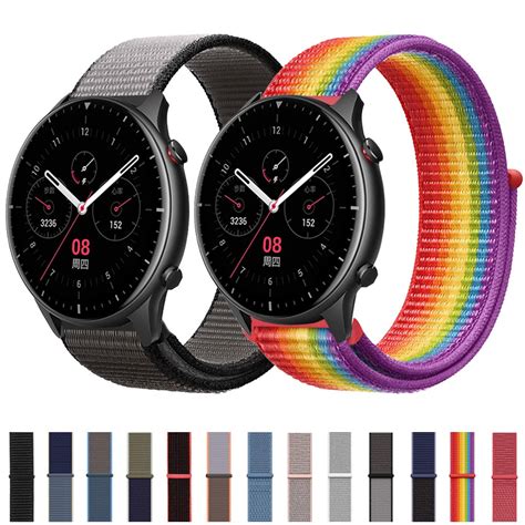 22mm Strap Pulseira De Nylon Banda Substituição Para Huami Amazfit GTR