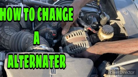 How To Replace A Alternator On Chrysler Pacifica Youtube