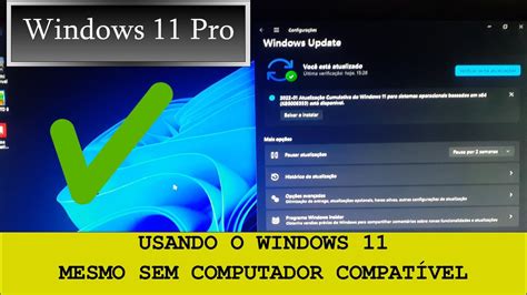 Como instalar Windows 11 em computador não compatível Dica excelente