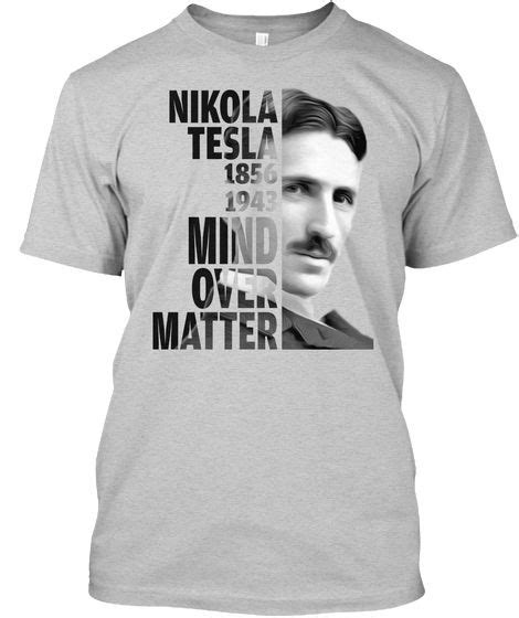 Nikola Tesla T Shirt Light Steel O T Shirt Front Nikola Tesla Tesla