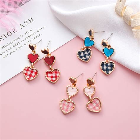 Alloy Korea Sweetheart Earring A Pink Nhms1800apink Girly Accessories