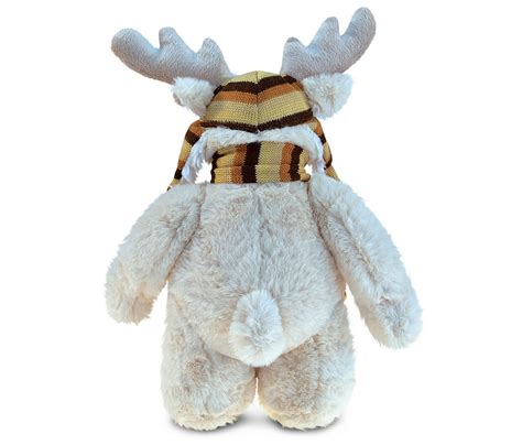 Standing Moose Super Soft Plush With Clothes Dollibu