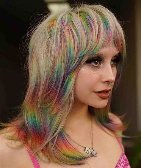 28 Cool Rainbow Hair Color Ideas Trending For 2018