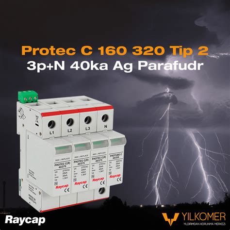 Protec C 160 320 Tip 2 3p N 40ka Ag Parafudr Yılkomer