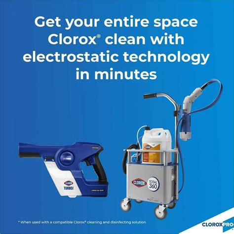 CloroxPro Total 360 Electrostatic Sprayer Spray Bottles The Clorox