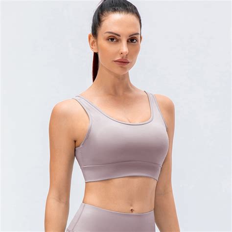 Quick Drying Fitness Sexy Ladies Sport Gym Fitness Bra Workout Solid