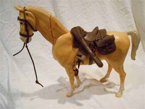 Marx Johnny West Tan Thunderbolt Horse Movablearticulated Head W