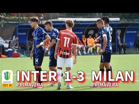 Maximilian Ibrahimovic Ancora In Gol Il Milan Primavera Batte L Inter